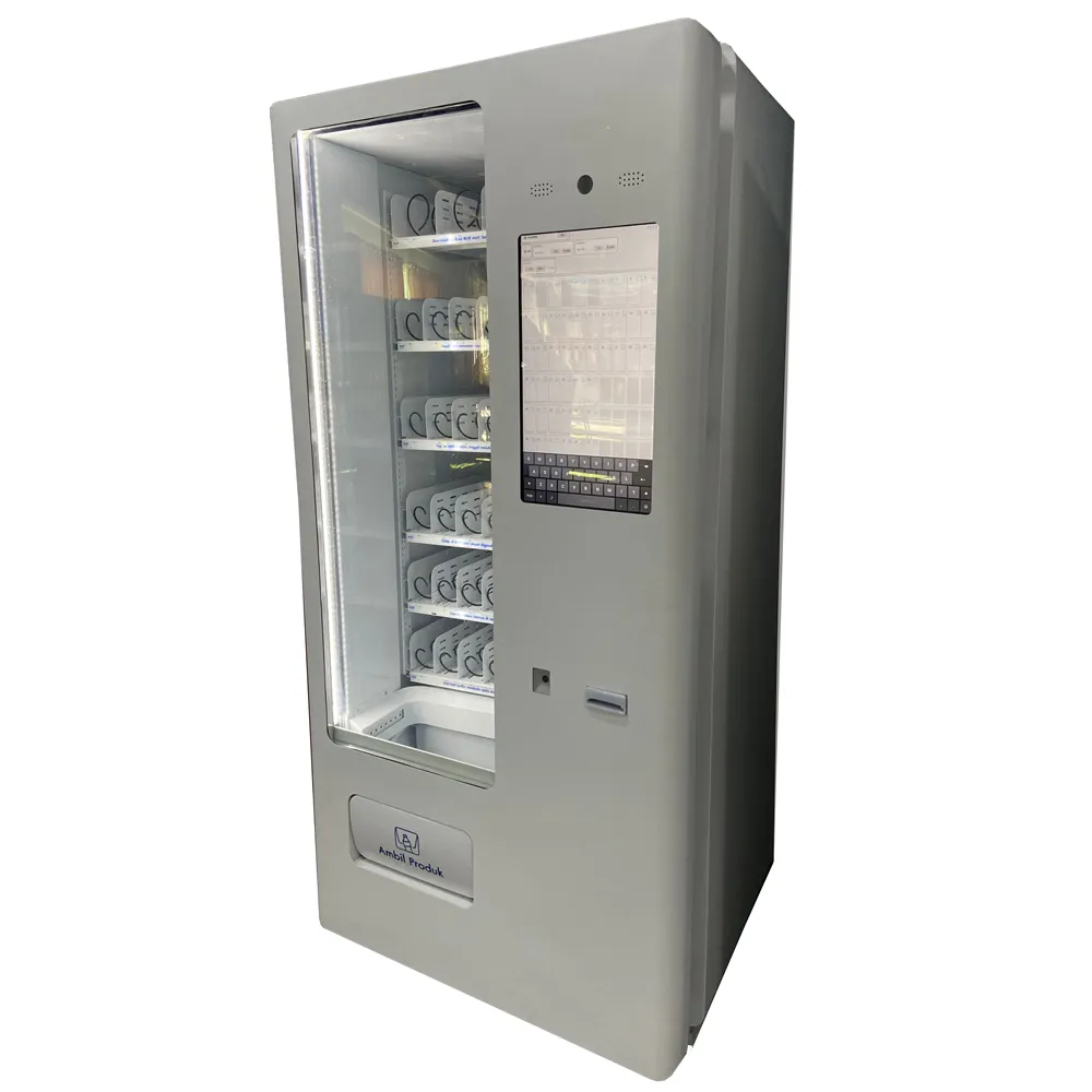 Hochwertiger Snack-und Getränke automat mit schlankem Design, klassisches Elagent-Design mit Kartenleser-Zahlungs system