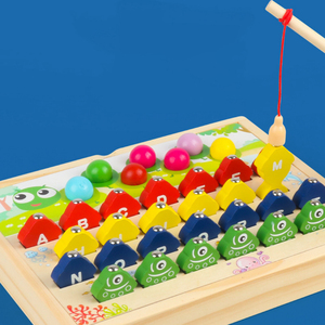Caldo-vendita colorato di perline <span class=keywords><strong>gioco</strong></span> alfabeto di educazione precoce <span class=keywords><strong>gioco</strong></span> di <span class=keywords><strong>pesca</strong></span> per <span class=keywords><strong>bambini</strong></span> di cattura di pesce giocattolo educativo - Product Image 3