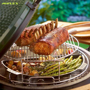 Auplex 21-Inch Cerámica Kamado Outdoor Green Grill BBQ Fabricante's Charcoal <span class=keywords><strong>Asador</strong></span> De Carbon Encendido Automático Clay - Product Image 5