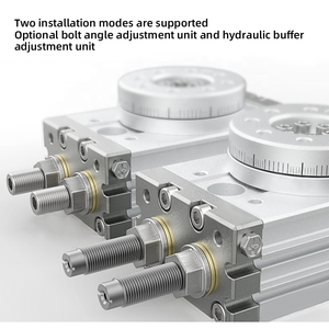 Smc Type Msqb 90 actionneur de <span class=keywords><strong>crémaillère</strong></span> à 180 degrés Table rotative pivotante cylindre à Air <span class=keywords><strong>pneumatique</strong></span> fabricant de cylindres pneumatiques - Product Image 4