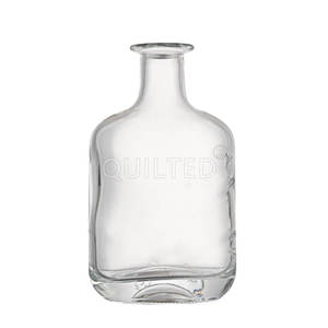 Botellas <span class=keywords><strong>de</strong></span> Vidrio Transparente Redondas y Afiladas <span class=keywords><strong>de</strong></span> 600 ml <span class=keywords><strong>de</strong></span> Capacidad para Whisky, Ginebra, Tequila, Ron, Vodka, con Tapón <span class=keywords><strong>de</strong></span> Corcho, Cristal Blanco - Product Image 2