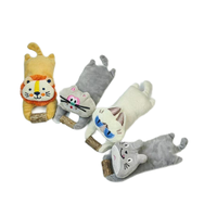 Nouveaux jouets en peluche gras en peluche réalistes chat jouets en peluche tête de tigre mignonne avec Matatabi cadeaux drôles pour chats