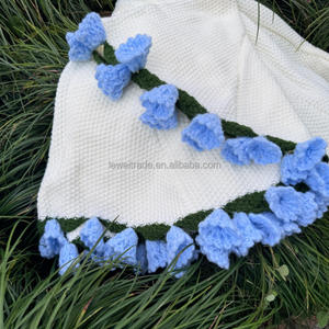 Creativo DIY moderno de punto ramo de rosas <span class=keywords><strong>manta</strong></span> hogar regalo <span class=keywords><strong>ganchillo</strong></span> <span class=keywords><strong>Kit</strong></span> con patrón teñido para adultos - Product Image 6