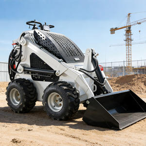 迅速配送 ディーゼルスキッドステアローダー ミニホイール式スライド＆シフトローダー エンジンポンプ＆ギアボックス付き 送料無料 - Product Image 1