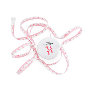 Ruban à mesurer Heaven de 2 mètres, 200 cm, en plastique, rétractable automatiquement, règle métrique pour la couture et la confection - Product Image 1
