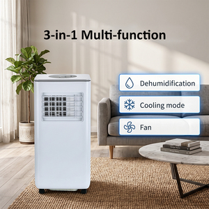 Climatiseur portable Greenfly JJpro 5000/7000/9000 BTU, unité de refroidissement intérieure blanche pour la maison, le bureau, la chambre à coucher, le salon - Product Image 4