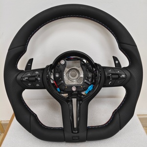 Volant <span class=keywords><strong>sport</strong></span> noir personnalisé <span class=keywords><strong>M</strong></span> pour <span class=keywords><strong>BMW</strong></span> F10 F18 F11 F20 F92 M6 M3 M4 M5 E81 - Product Image 1