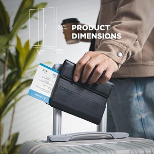 Nueva Bolsa para Pasaporte, Porta Identificación Multifuncional, Soporte para Teléfono, Organizador de Pasaportes Portátil para Boletos de Viaje - Product Image 4