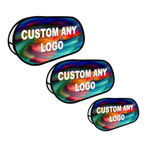 Custom Exhibition Outdoor Folding Trade Show Advertising Promotional Portable Oval Horizontal a <b>Frame</b> Circular Pop up Banner - Product Image 4
