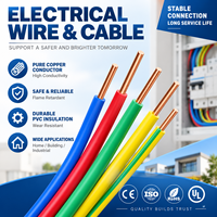 Câble électrique fiable pour installation domestique, 6242Y, cuivre pur, ignifuge, double et terre, norme BS6004