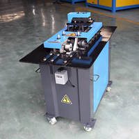 Machine à former des profilés de conduits en tôle à grande vitesse (0,5-1,2 mm) avec rouleaux en acier GCr15 résistants à l'usure pour les commerces B2B
