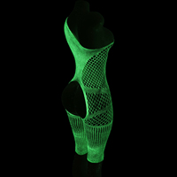 Tenue de danse Short lumineux Performance Taille haute Club Bar Lumières clignotantes Tenue de scène personnalisée Tenue de danse exotique Scintillante