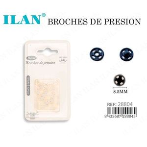 Bottoni a pressione Ilan 8,5 mm in plastica a 4 fori per abbigliamento - Product Image 3