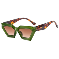 Lunettes de soleil œil de chat personnalisées, tendance et personnalisées, lunettes de soleil hip-hop pour femmes, résistantes aux UV
