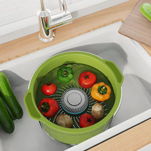 Lavadora de Verduras 3 en 1 con Hidrógeno - Sensor Automático, Rotación de 2 Velocidades, Portátil y Ecológica para Frutas y Verduras del Hogar - Product Image 6
