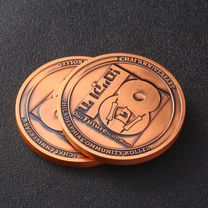 Moeda Comemorativa de Cobre Personalizada de Fábrica, 1oz, com Relevo 3D Alto e Gravação em Cobre, para Coleção - Product Image 6