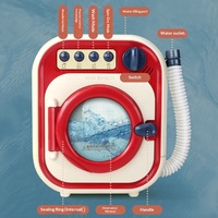 Machine à laver frontale de simulation pour enfants, jouet de jeu d'imitation, mini appareil électroménager, jeu de rôle éducatif, cadeau