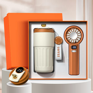 Kit Promocional Todo en Uno Ranguo, Taza con Ventilador de Acero Inoxidable Recargable por USB-C, Colores Personalizados con Logotipo, Promoción Corporativa, Inmobiliaria - Product Image 2