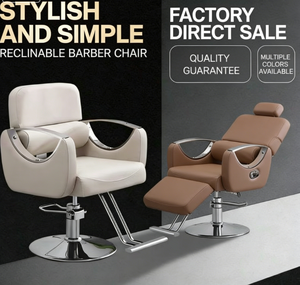 Chaise de coiffure - Inclinable, spécialement conçue pour les salons de coiffure, avec fonction de levage et de rotation. - Product Image 4