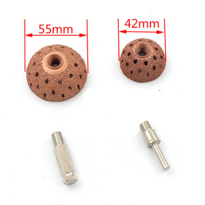 Cabezal de Pulido de Carburo Jiao Shang de 55mm y 42mm con Vástago Recto para Reparación de Neumáticos y Metales No Ferrosos - Product Image 1