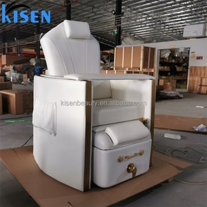 Kisen Pedicure Chair Salon Beauty Chair Foot Bath SPA Luxury Top Design Customized Optional Nail Chair on Sale - Product Image 3