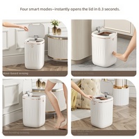 Poubelle intelligente à capteur 20 22 24L, poubelle automatique sans contact pour cuisine, salle de bain, conteneur de déchets ménagers, fabricant OEM