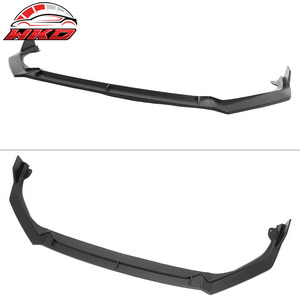 เหมาะสำหรับ Honda Civic 25-26 IKON V2 สไตล์สปอยเลอร์กันชนหน้าสีดำด้าน อะไหล่รถยนต์ อุปกรณ์ตกแต่งรถยนต์ - Product Image 3