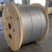 Konduktor AAC Standar ASTM B231, Konduktor Aluminium Penuh untuk Distribusi dan Transmisi Udara