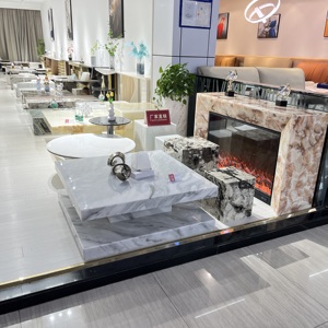 2025ใหม่โต๊ะกาแฟสไตล์อิตาลีโต๊ะรูปไข่ทรงรีสไตล์เรียบง่ายทันสมัยหรูหรา - Product Image 6