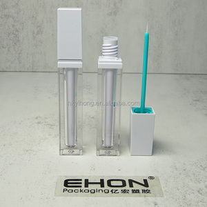 <b>Plastic</b> Square 3ml Eyeliner <b>Tube</b> With Screw Cap Custom Cosmetic Mascara <b>Tube</b> PETG Eyelash Bottle Makeup Packaging - Product Image 5
