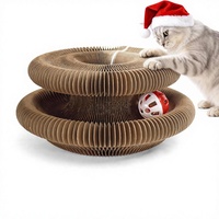 Rascador para gatos Magic Organ, plegable, reversible, estilo infinito, de cartón reciclado, duradero, interactivo, para interio