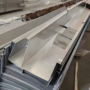 Personalizzabile <span class=keywords><strong>12</strong></span> metri 304L in acciaio inox grondaia a prova di umidità a forma di U scanalatura a prova di umidità per officine testurizzate impermeabili - Product Image 6