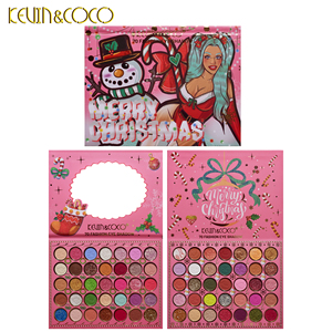 Atacado Natal Kevin coco Paleta de Sombra 70 Cores Alto PigmentHot venda Cosméticos Long-Lasting Matte Maquiagem sombra de - Product Image 3