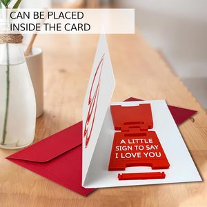 Romántico I Love You Sign Mini lindo regalo de <span class=keywords><strong>boda</strong></span> de cumpleaños para el Día de San Valentín decoraciones de aniversario divertido regalo de <span class=keywords><strong>novio</strong></span> - Product Image 4