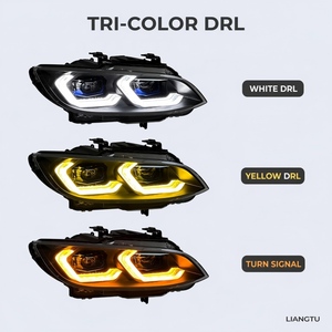 Conjunto de Faros LED para <span class=keywords><strong>BMW</strong></span> Serie 3 E92 E93 M3 2006-2009, Ojos de Ángel, DRL, Señal de Giro, Luz Alta, Lámpara Delantera, Actualización Retrofit - Product Image 2