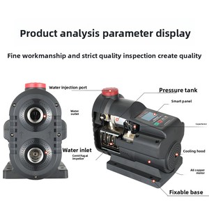 Bomba de Agua Doméstica Automática Silenciosa de Acero Inoxidable de Frecuencia Variable APF204, Totalmente Automática, con Tecnología Magnética, Directa de Fábrica - Product Image 5