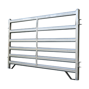 Hot Dipped Galvani zed Farm Field Vieh Corral Panel Stahl Schaf Horse Pen Niedriger Preis Oval Pipe Cattle Yard Corral Zaun Metall - Product Image 4