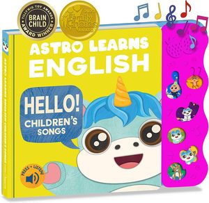 Livre sonore interactif de haute qualité pour enfants, apprentissage des comptes en vers avec des mots anglais - Product Image 2