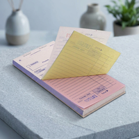 Libro de Recibos de Entrega de 3 Partes con Logotipo Personalizado, Libro de Facturas de Papel Autocopiativo de 2 Partes, Menú de Restaurante, Formulario de Pedido de Venta, Libro de Facturas Fiscales A6
