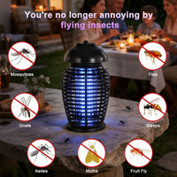 Lampe anti-insectes extérieure 18W, lampe électrique anti-moustiques, puissant tue-insectes, anti-moustiques