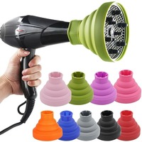 Diffuseur pliable en silicone pour sèche-cheveux, accessoire pour cheveux bouclés