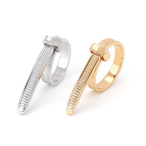 Craft Wolf Stylish Special Design Jewelry Elander Shape Couple Finger <strong>Rings</strong> - Product Image 1