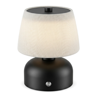 Lámpara de Escritorio LED Portátil Minimalista, Inalámbrica, con Batería, Pantalla de Tela Blanca, Pequeña, para Ambientes, Restaurantes y Hoteles, Venta al Por Mayor de Fábrica