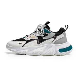<span class=keywords><strong>Adit</strong></span> Zapatillas de deporte gruesas con cordones para hombre Ciclismo al aire libre Senderismo Zapatos de sección media Tenis Zapatos deportivos originales para hombre - Product Image 2