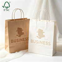 Premium Kraftpapier Geschenktüten Premium Benutzerdefinierte Logo-Verpackung Einzelhandel Einkaufs- Kleidungs- Lebensmitteltüten Großhandel Hersteller