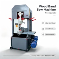 Scie à ruban verticale automatique robuste pour le travail du bois avec moteur en cuivre pur 380V 2.2KW pour le traitement du bois