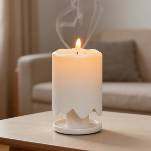 Nuovo Deodorante per Camera da Letto, Diffusore di Aromi Senz'Acqua Decorativo per Festività, <span class=keywords><strong>Candele</strong></span> Elettriche Senza Fiamma a LED per Profumare la Casa - Product Image 3