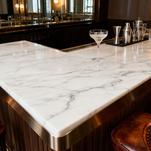 Sang trọng thương mại thanh khách sạn đá cẩm thạch truy cập bàn nhà hàng Hiện Đại Đồ nội thất tùy chỉnh khách sạn nhà hàng đá cẩm thạch Countertop - Product Image 2