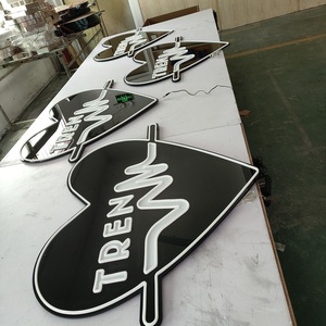 Enseigne néon <span class=keywords><strong>LED</strong></span> personnalisée à motif imprimé UV, lumière acrylique 3D extérieure pour entreprises, bars, hôpitaux, enseignes de mariage, garantie 3 ans - Product Image 3