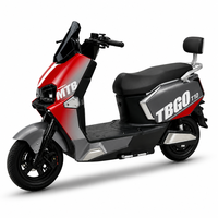 Potente Motocicleta Eléctrica de 72V 1500W con Pantalla LCD Inteligente y Sistema de Alarma con Doble Control Remoto, Batería de 72V 20AH para Adultos